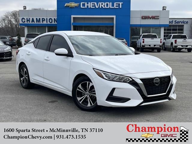 Used 2021 Nissan Sentra SV with VIN 3N1AB8CV8MY241047 for sale in McMinnville, TN